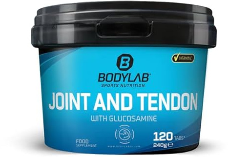 Bodylab24 Joint and Tendon 120 Tabletten, mit Glucosamin, MSM und Vitamin C, ideal für hart und intensiv trainierende Sportler