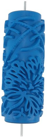 Wall Texture Roller, 5 Inch Patterned Paint Roller for Wall Decoration Classic Embossing Texture Rubber Roller Textured Paint Roller Drywall Texture Roller for Home Decoration 086Y