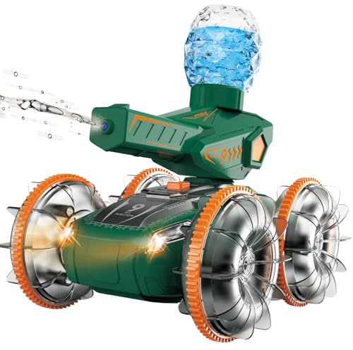 Britik Remote Control Cars Toys for Kids 3-12 Years Old: Remote Control Boat for Boys Electric RC Truck Gifts for Boys Age 3 4 5 6 7 8 9 10 11 12 Birthday Presents Pool Bath Outdoor Water Games Play