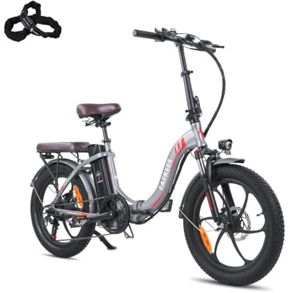 Fafrees F20 PRO E-Bike Klapprad Elektrofahrrad 20 Zoll Fatbike, 250W Motor 36V 20AH Akku, 20 * 3,0 Zoll Mountainbike Elektrofahrrad 40 Nm