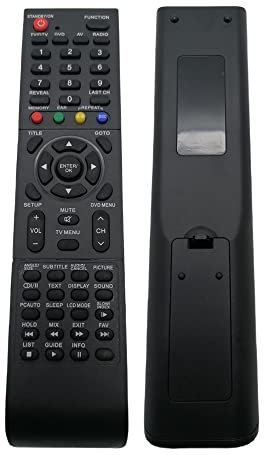 Replacement BUSH 19 22 BLACK LCD TV Remote Control BTVD91186B BTVD91216B BTVD31187S2