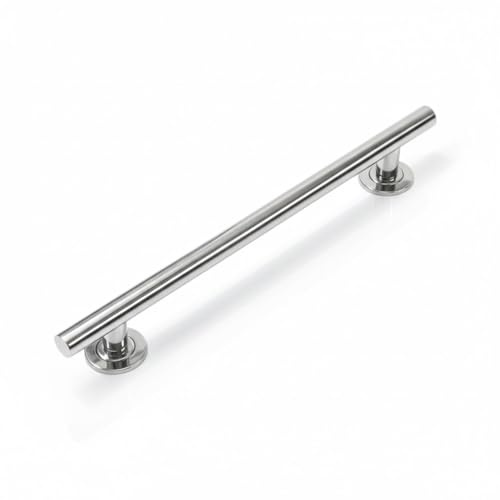 Stainless Straight Grab Rail 62cm – Rust Resistant Shower Rail with Concealed Fixings – Strong Grab Rail for Bathroom Safety – Stylish Hand Rail for Elderly, Disabled Aids and Everyday Support