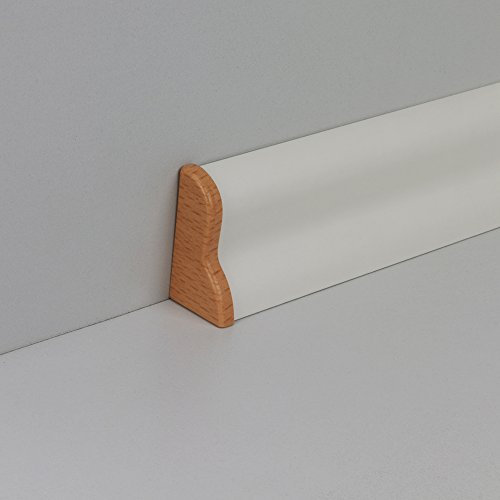 Endkappen Kunststoff für Profilsockelleiste Links und Rechts Buche
