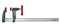 Bessey ser - Serre-joint-apb saillie 100 mm - Serrage mm.1 000 - Saillie mm.100 - Rail mm.35 x 9 -