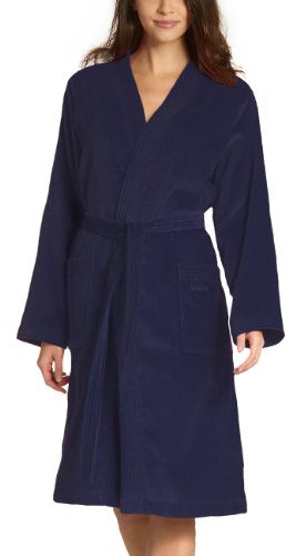 Vossen Damen Dallas Bademantel, Blau (winternight 476), 42 (M)
