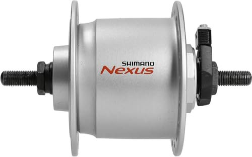 SHIMANO Unisex – Erwachsene DHC3000 Nabendynamo, Silber, Einheitsgröße