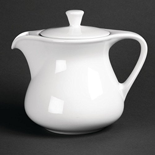 Royal Porcelain Classic White Tea Pots 750ml Infuser Restaurant