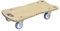 Wagner Transporthilfe - Ergo - 57,5 x 29 x 11 cm - Tragkraft 250 kg - Multiplexplatte Birke 18 mm, FSC®, Ergogriffe, Transportrollen Ultrasoft Ø 75 mm - 20132801