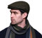 Irish Tweed Trinity Flat Cap 100% Tweed Made in Ireland, Grün , XX-Large