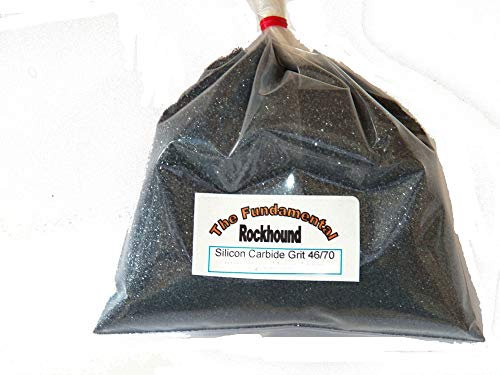 Fundamental Rockhound Products: 3 lb 46/70 Extra Coarse GRIT for Rock Tumbling polishing Silicon Carbide