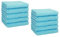 Betz 10 Stück Seiftücher Premium 100% Baumwolle Seiflappen-Set 30x30 cm Farbe türkis