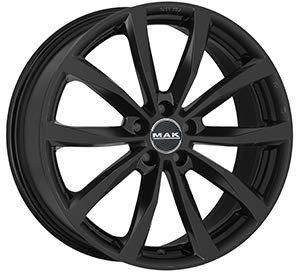 1 CERCHIO IN LEGA MAK WOLF 7,5X18 5X114,3 ET39 C.B.60,1 GLOSS BLACK