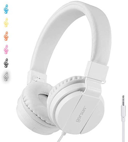 ONTA®Pliable on Ear Casque Audio Enfant,Réglable Léger Écouteurs pour Enfants pour Ttéléphonesphones/iPhone/Tablettes/iPad/PC/MP3/MP4