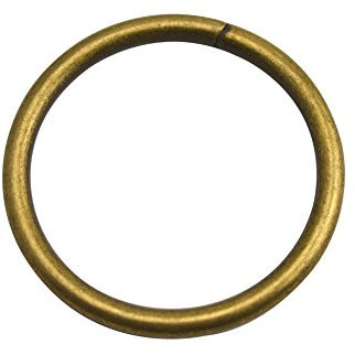 Wuuycoky O-Ringe aus Bronze, 5,1 cm Innendurchmesser, nicht geschweißt, Riemenversteller, Gurtband, Schnalle, 6 Stück