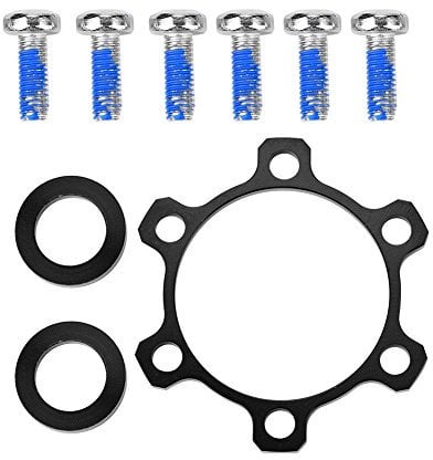 Dilwe Bike Hub Adapter, 1Pcs Alloy Bicycle Quick Release Skewers Hub Conversion with Washers Screws Cycling Accessory Fit for front 100 * 15mm to 110 * 15mm, rear 142 * 12mm to 148 * 12mm(for Rear)