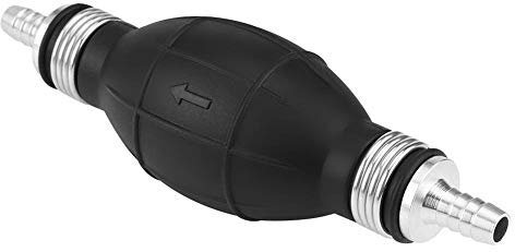 Fuel Line Pump, Rubber Fuel Transfer Vacuum Fueling Line Hand Bulb Primer Pump Accessory for Marine Boat (8mm)