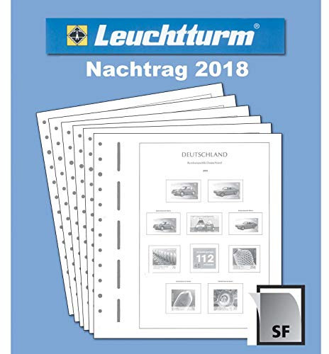 Leuchtturm 360160 SF-Nachtrag Bundesrepublik Deutschland 2018 inklusive SF-Schutztaschen