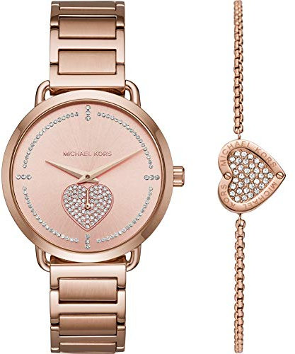 Michael Kors MK4468 Ladies Portia Watch and Bracelet Gift Set