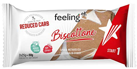 FEELING OK START BISCOTTONE 50 GR Vaniglia-Limone