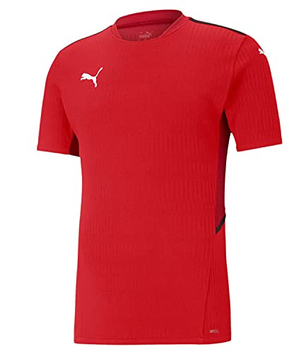 PUMA Jungen teamCUP Jersey Jr T-shirt, Red, 140