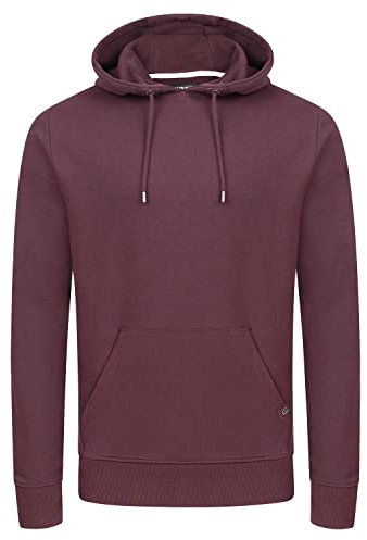 riverso Hoodie Herren RIVTheo Regular Fit Kapuzenpullover Pullover, Größe:4XL, Farbe:Port Red (15400)