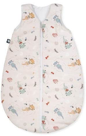 Julius Zöllner Baby Sommerschlafsack aus 100Prozent Jersey Baumwolle, Größe 62 , Standard 100 by OEKO-TEX, Little Otti