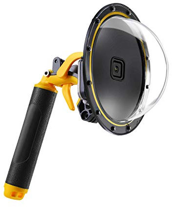 Dome Port für GoPro Hero 13 12 11 10 9 Black, Unterwasser Wasserdichtes Tauchgehäuse Abdeckkoffer mit Handschwimmender Griff für GoPro Hero 13 12 11 10 9 Action Kamera