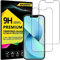 4youquality Displayschutzfolie für iPhone 13 Mini (5,4 Zoll), gehärtete Glasfolie, 2 Stück, [schlagfest] [bruchfest] [kratzfest]