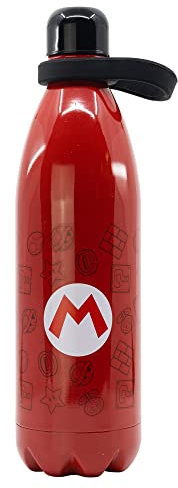 THERMOS XL IN ACCIAIO INOX 1000ML SUPER MARIO GIOVANE ADULTO