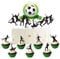Football Cake Toppers for Boys,17P Football Player Happy Birthday Cake Toppers,Boys Football Birthday Cake Decorations,Soccer Cupcake Toppers for Kids Men Sports Theme Birthday Football Party Supplies