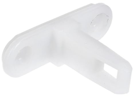easyPART passend für gorenje 499484 Türhaken für Trockner | Wäschetrockner, Kondenstrockner, Ablufttrockner, Türschnapper, Bullauge, Weiß, ANH-499484, Türverschluss