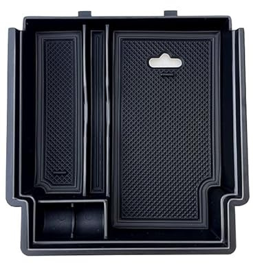 Z.MYUKI】Evoque Mittelkonsole Organizer Kompatibel mit Range Rover Evoque 2020-2026, Auto Ablagefach für Armlehne, Innenraum Aufbewahrungsbox mit Antirutschmatte, Auto Zubehör Mittelarmlehne