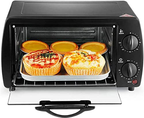 REJOON 3 en 1 Mini Four Petit Déjeuner Machine Contrôle de Température Réglable Minuterie de 60 Minutes Ménage Entièrement Automatique Comprend Plaque de Cuisson Grille Grille