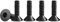 Drenky 50 Pezzi M4 X 16 mm Viti A Testa Svasata con Esagono Incassato Nero in Acciaio Inox A2 V2A Antiruggine Vite a Testa Svasata Norma DIN 7991 / ISO 10642 Filettatura Completa Bullone Meccanico