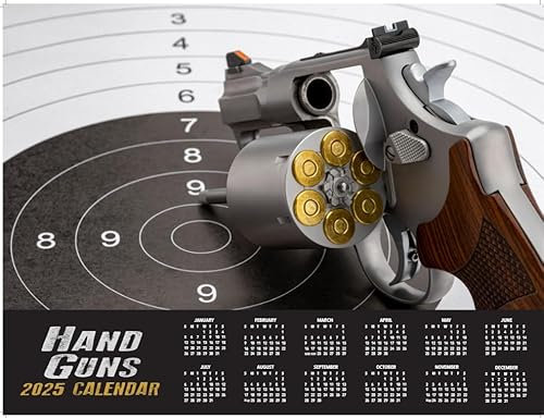 2025 Handguns Deluxe Wandkalender mit gratis Poster