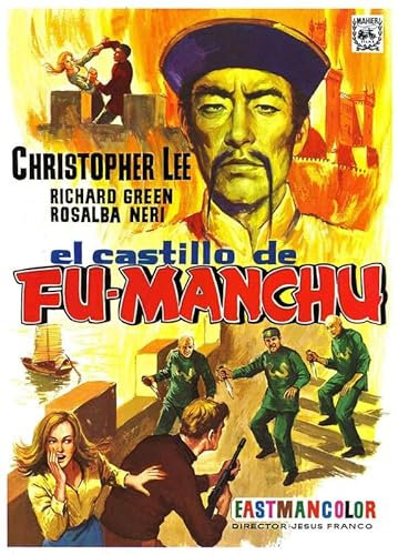 Poster Castle Of Fu Manchu 04, A5, Wandkunst, Heimdekoration, Filmposter, Leinwand, Film, Kino, Retro, Vintage, Kult, klassisch, Nostargic, Saga, moderner Nachdruck, wir drucken jedes Poster für Sie,