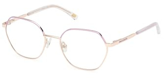 Skechers Brille mit Sehstärke für Unisex optional mit Sonnenbrillentönung oder Blaulichtfilter, Oval, gefertigt aus Metall (inklusive Brillenetui)