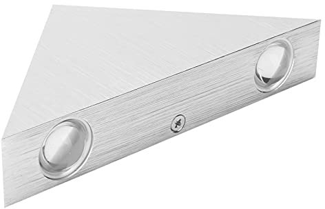 LED-Licht, Dreieckige Wandleuchte, LED-Nachttischlampe, Auf- und Ab-Beleuchtung für Flur-Hintergrundwand, 9 W, Warmweißes Licht, Wandlampen und Wandleuchten