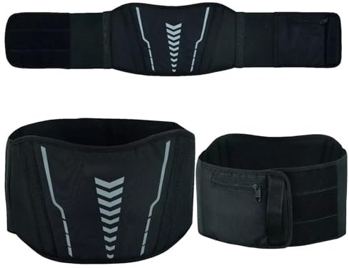 Nierengurt Motorrad Herren und Damen,Grundschwarz Effektive Stabilisierung nierenwärmer Lendenwirbelstütze Nierengurt,Nierengurt Motorrad, (L)