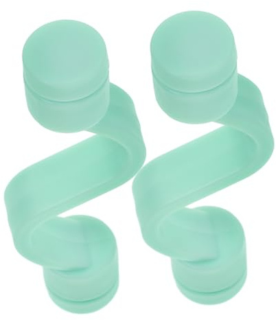 HOUDERCO Waschmaschinentür Halter 2 Stück Magnetischer Türstopper aus Kunststoff Abnehmbar und Beschädigungsresistent für Waschmaschine Hotel oder Waschküche
