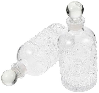 Ciieeo 1 Satz Aromatherapie Flasche Duftdiffusor Flasche Nachfüllbar Aromatherapie Behälter Vasen Duftdiffusor Für Zuhause Duftöldeckel Topper Raumdekoration Glasdiffusor Für 2Stk