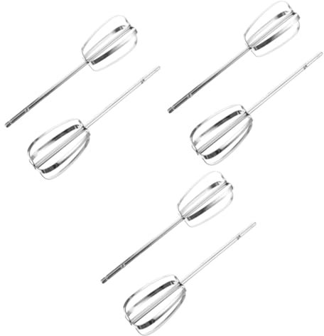 OUNONA 3 Pairs Whisk Blenders Stand Mixer Stirring Attachments Food Blender Hand Mixer Maker Eggbeater Ninja Blender Auto Stirrer Cooking Automatic Machine Stainless Steel re-usable
