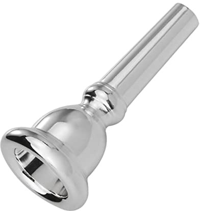 Mundstück für Altposaune aus Kupfer, Silber, Modell Trombone Alto | Professionelles Zubehör für Blechblasinstrumente, Präziser Klang, Ersatzteil für Posaune