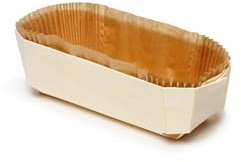 FaisTonGateau - Set of 10 Baronnet wooden pani-moulds - Wooden baking mould with pleated paper tray