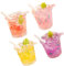 4 Stück Getränke Resin Fake Beverage für Puppenhaus Dekoration Getränke für Mini DIY Mikrolandschaft Puppenhaus Zubehör
