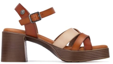 REFRESH 175096 Damen-Sandalen, Camel, 37 EU