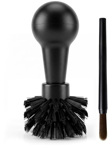Coffee Machine Cleaning Brush Set | Round Head Espresso Cleaner | Coffee Grinder & Espresso Machine Maintenance Tool