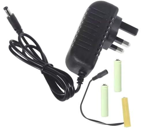 4.5V 3xAA LR6 plug in AA battery substitute eliminator cable. Replaces 3xAA batteries with mains power. 3xAA 4.5V battery adapter.