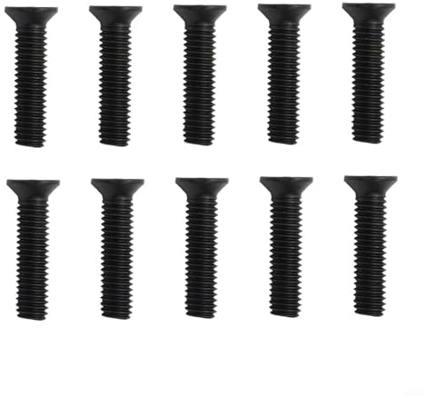 Evenoonest 10 viti di fissaggio con filettatura sinistra per adattatore mandrino trapano, M5/M6 x 25 mm (M5)
