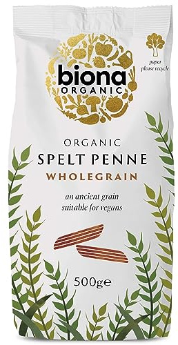Biona Organic Wholemeal Spelt Penne, 500g